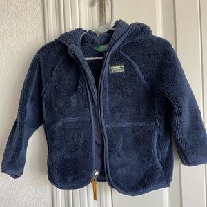 LL Bean toddler fleece jacket